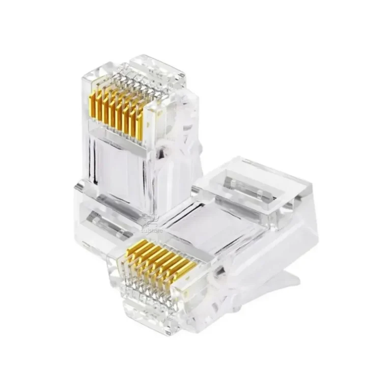 Conector Plug 8x8 RJ45 CAT5E Interneed