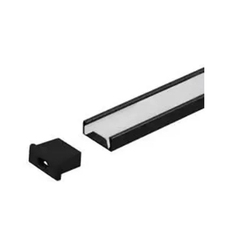 Perfil LED 17 x 7 mm Sobrepor Preto 3M Elgin