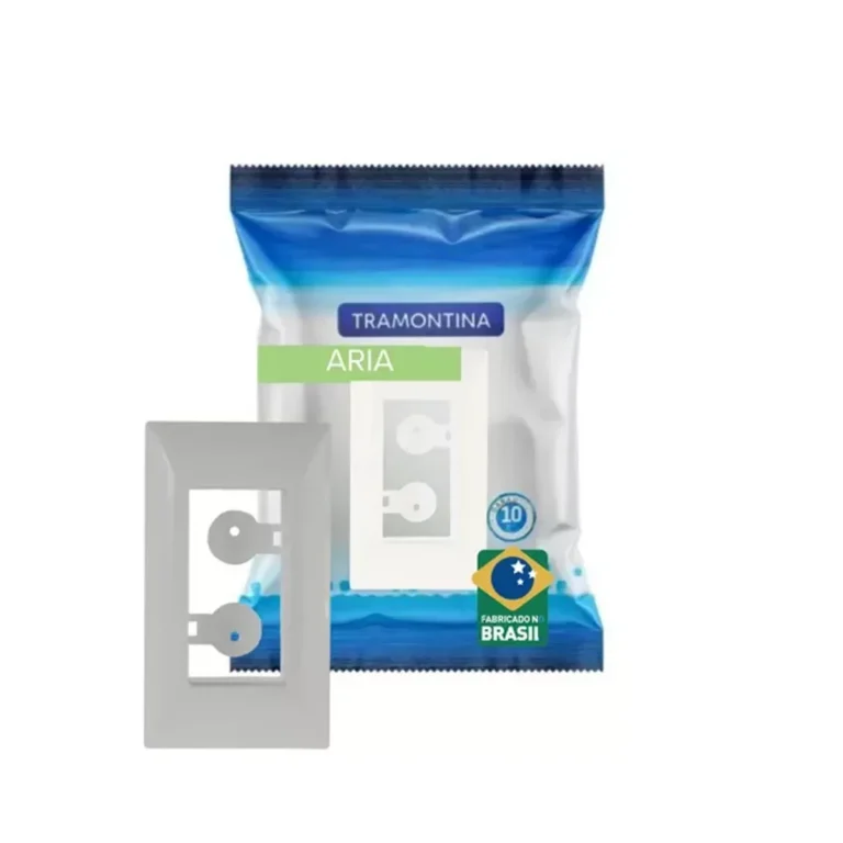 Placa 1Postos para Moveis Branco Aria