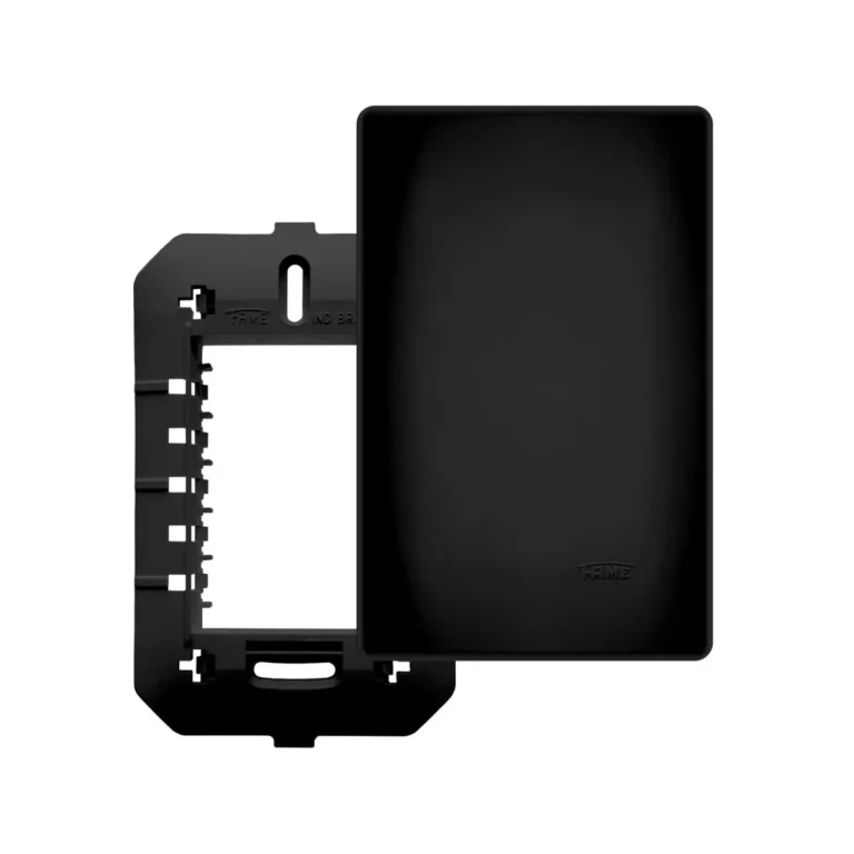Placa 4 x 2 Cega Habitat Preta Fame