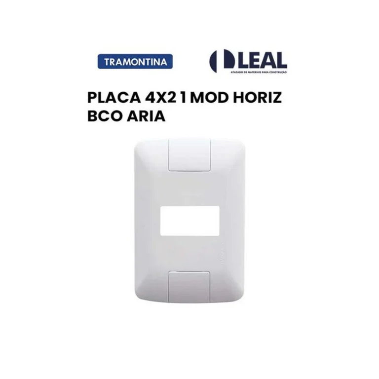 Placa 4x2 1Posto Horizontal Aria