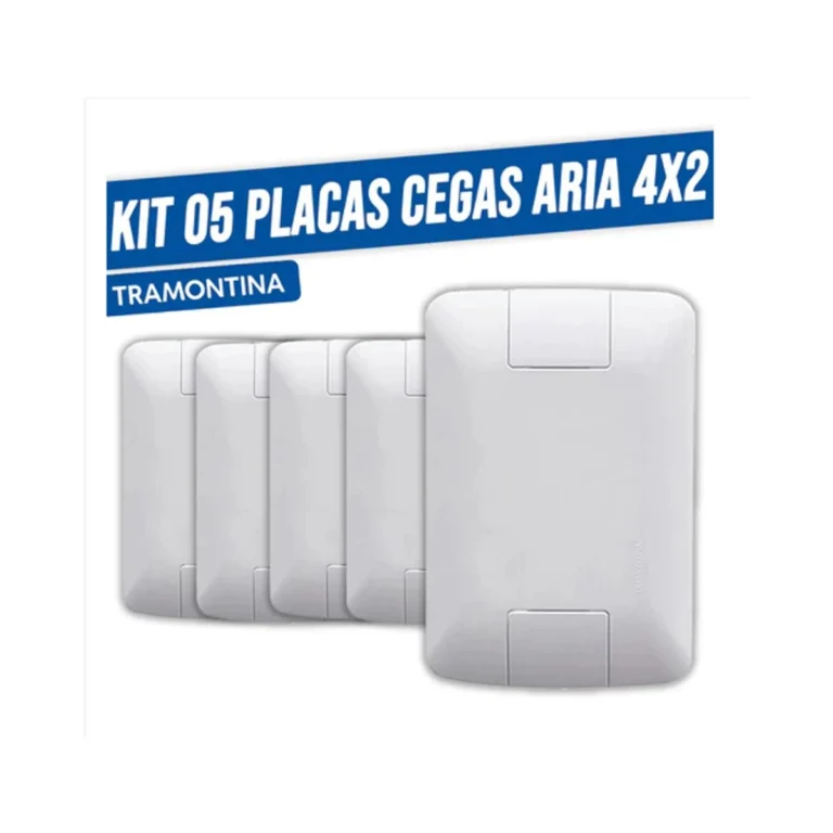 Placa Cega 4x2 Aria Branca