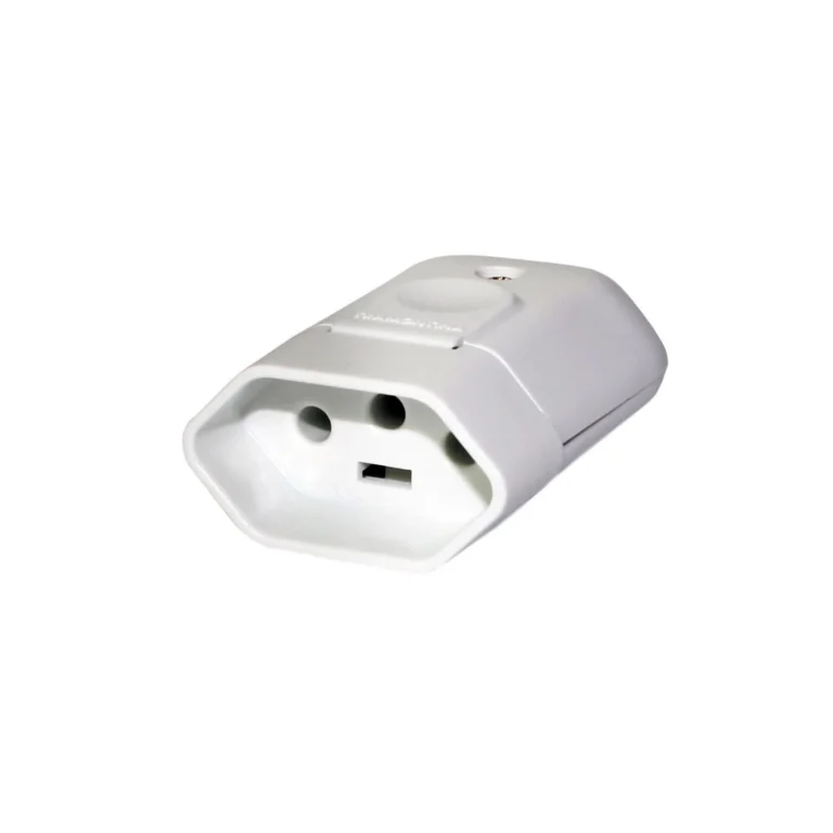 Plugue Fêmea 2P 10A/250V Pr/Br Tramontina