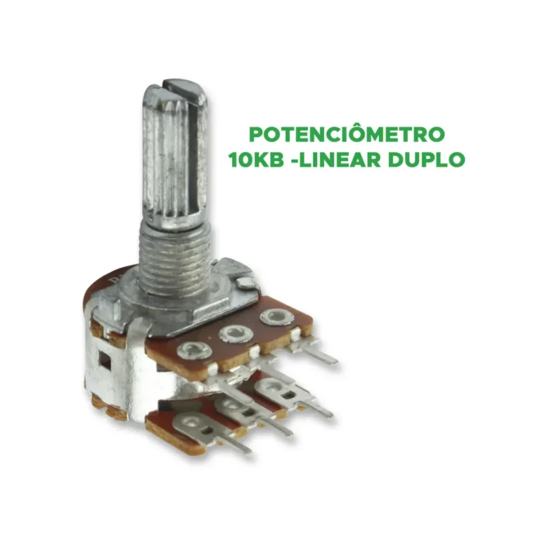 Potenciometro Linear L20/16 mm Duplo - 10Kb