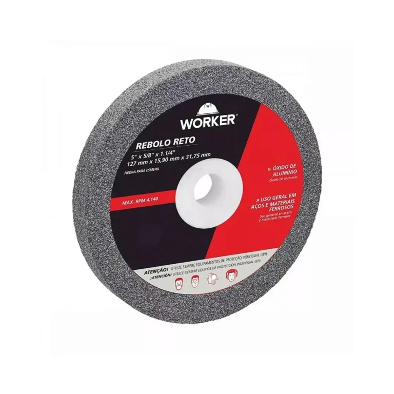 Rebolo Uso Geral 5"X5/8"X1.1/4"Grosso - Worker