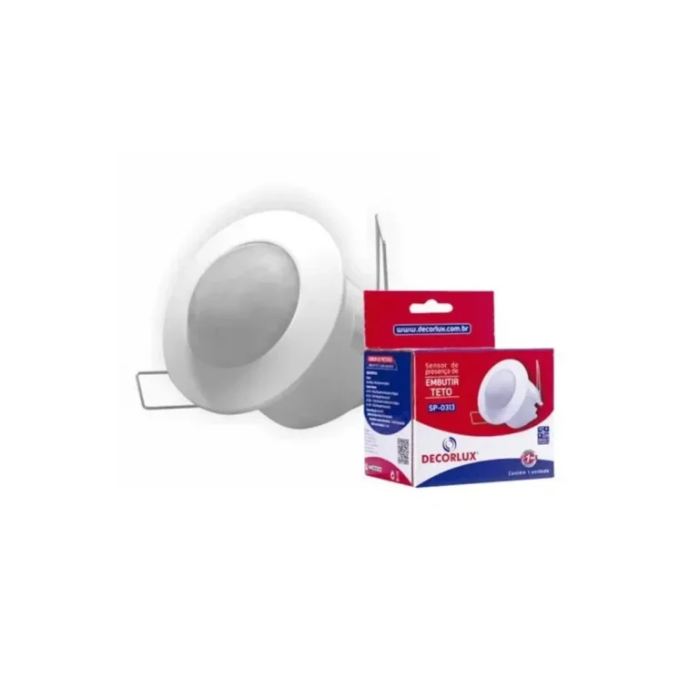 Sensor de Presençateto Embutir Redondo Decorlux Sp0413