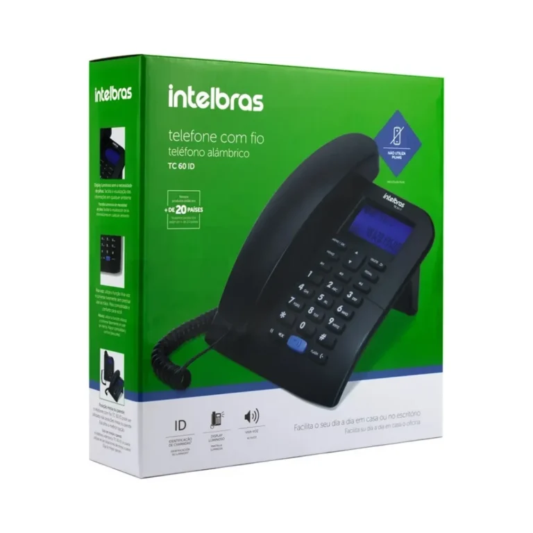 Telefone S/Fio Id Cham Digital Intelbras