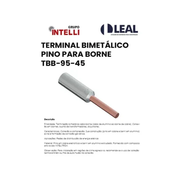 Terminal Bimetalico P Borne Tbb - 95 - 45 Intelli