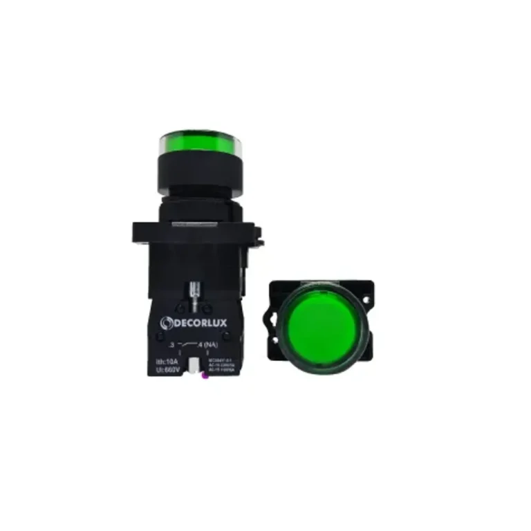 Botao de Comando Tipo Impulso Iluminado Bi3256 Decorlux