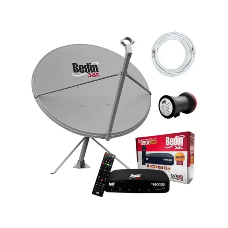 Antena Parabólica 90 cm Nacional Bedinsat