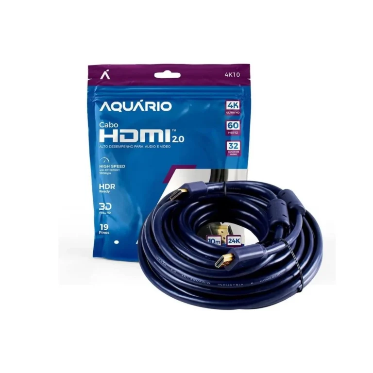 Cabo HDMI 4K 3D Aquário