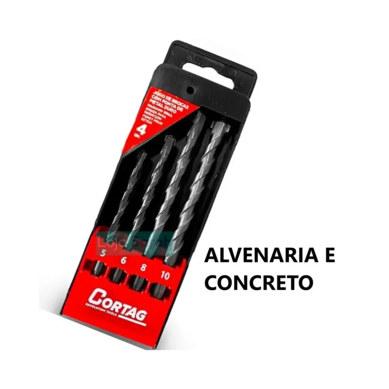 Broca Ponta Metal Duro Concreto X Cortag