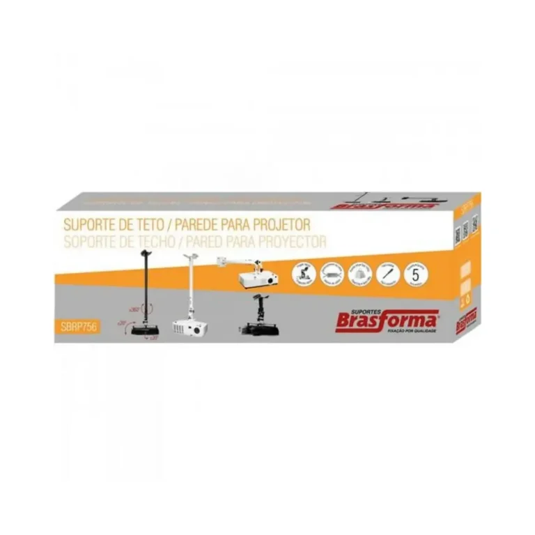 Suporte Projetor Teto Parede Brasforma