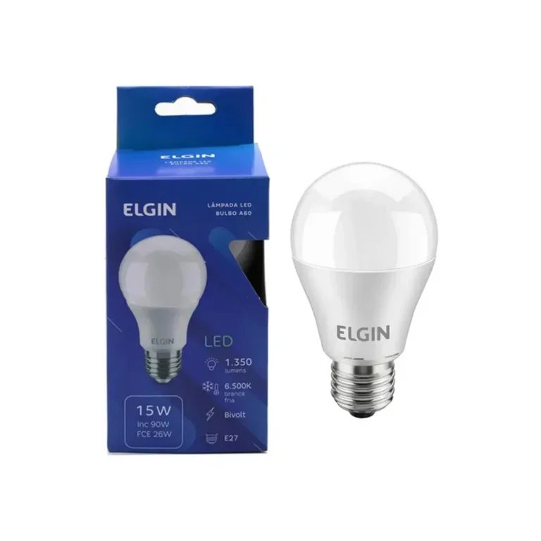 Lâmpada Bulbo LED Bivolt Elgin