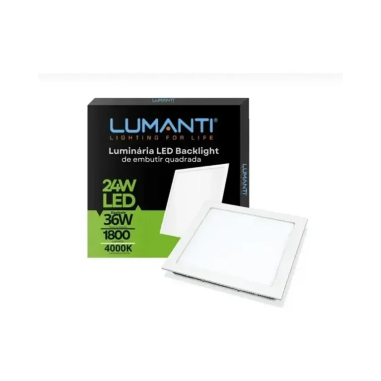 Luminária Embutir Quadrada Lumanti
