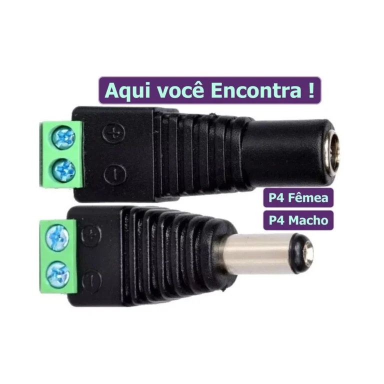 Adaptador P4 Fêmea Macho