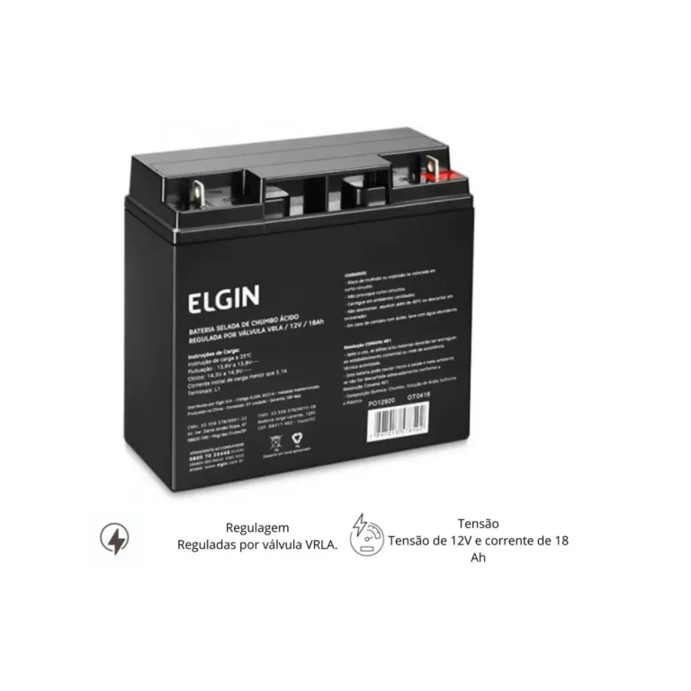 Bateria Selada Chumbo VRLA Elgin