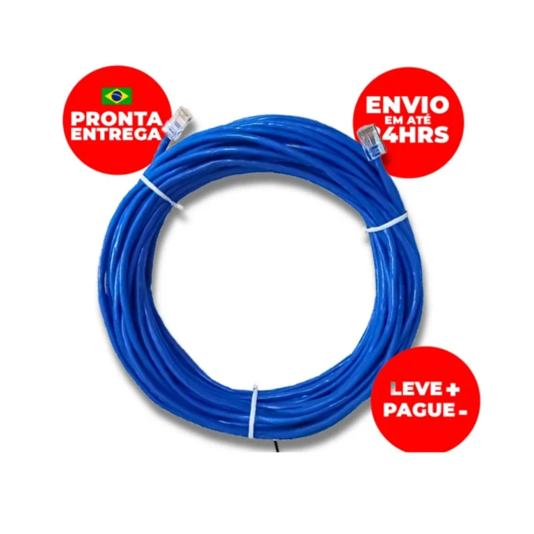 Cabo Montado Patch Ethernet Cat5 Flex