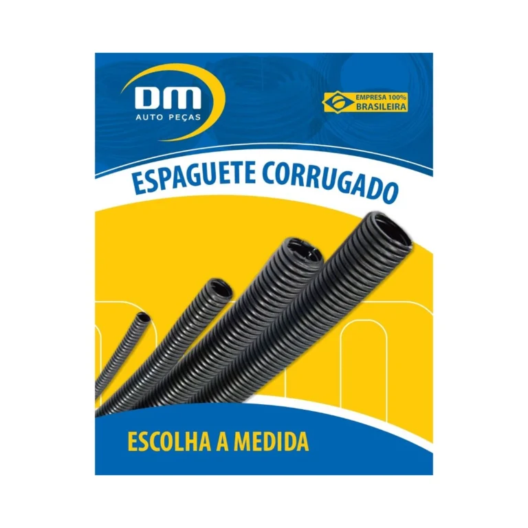 Espaguete Corrugado Automotivo