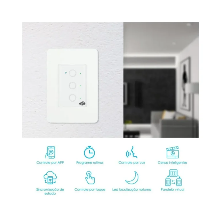 Interruptor Teclas Touch Inteligente Wi Fi Fame