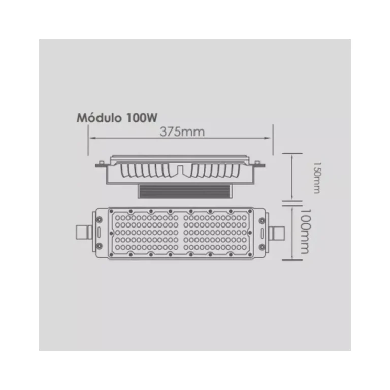 Moldura Embutir Modulo High Power LED Lumanti